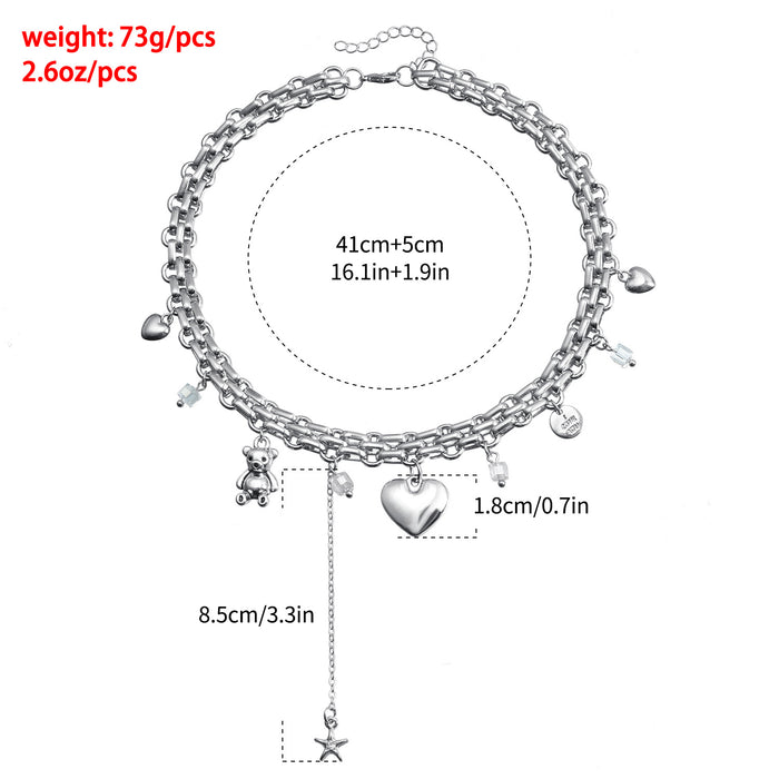 Wholesale Love Heart  Element Pendant