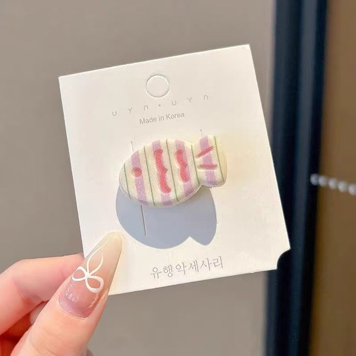 Wholesale Hair clip, macaron, small fish, bangs, cartoon, versatile headband, hair clip