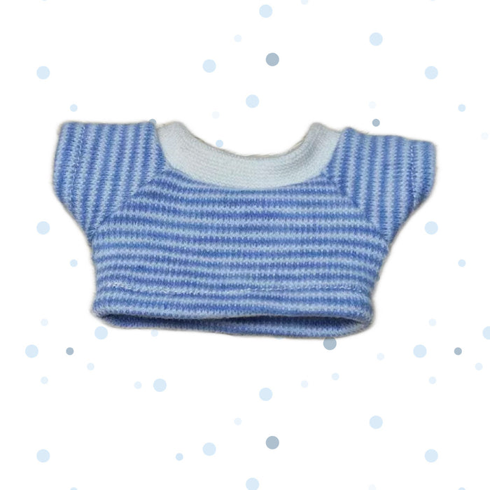 Wholesale cloth multicolor suspenders striped short sleeve sweater suit clothes