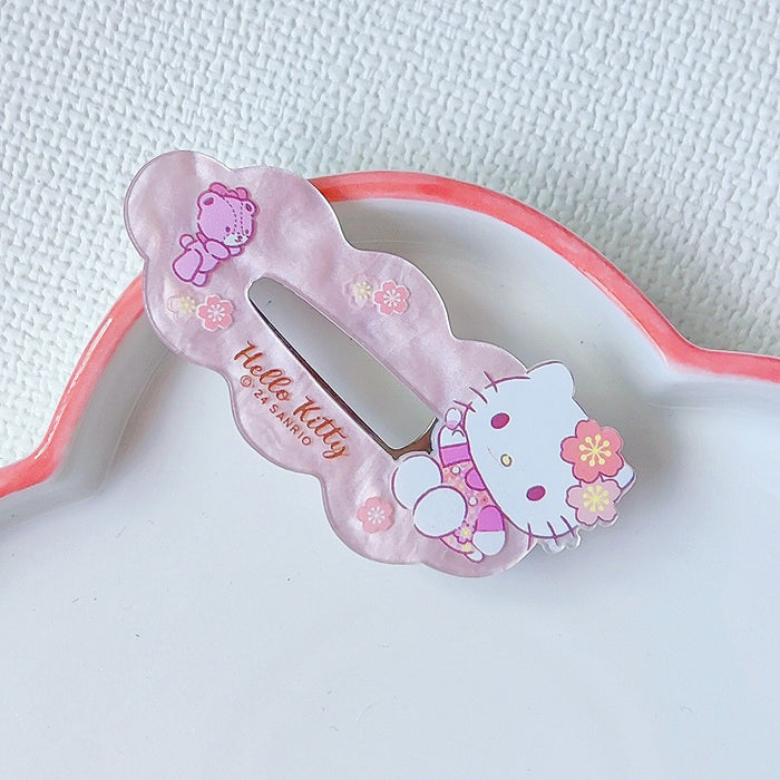 Wholesale Cute Cartoon Cat Acrylic Hair Clip for Bangs