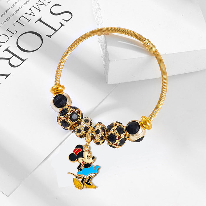 Wholesale Cartoon Couple Bracelet Stainless Steel Jewelry Accessory MOQ≥2