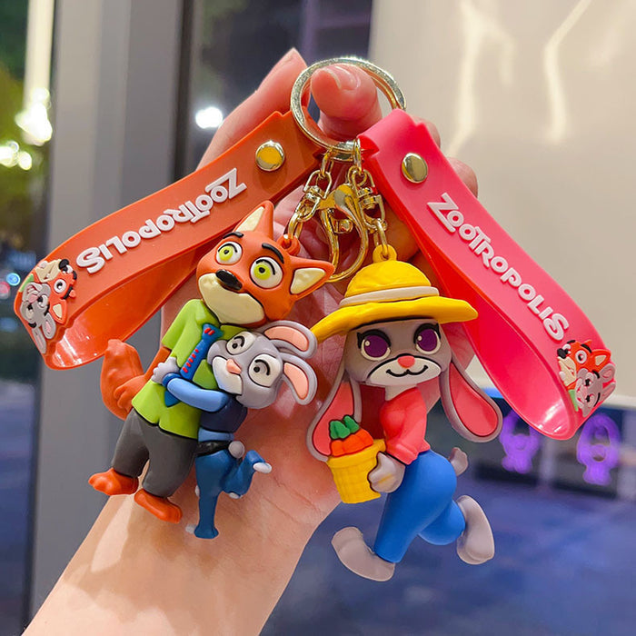 Wholesale Cute Cartoon Keychain Couple Pendant