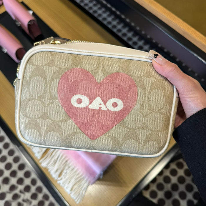 Wholesale Valentine's Day bag coated presbyopic JAMIE CAMERA shoulder messenger bag love printed small square bag