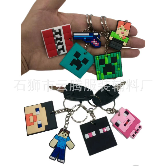 Wholesale 10pcs School Bag Pendant Cartoon Accessories Pendant Key Chain