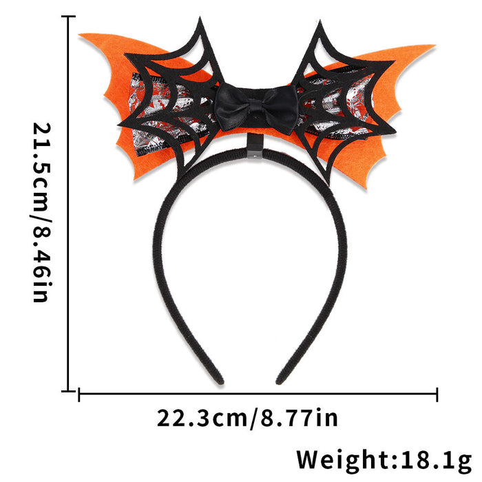Wholesale Plastic Headband Pumpkin Witch Hat Hair Hoop For Party Celebrations