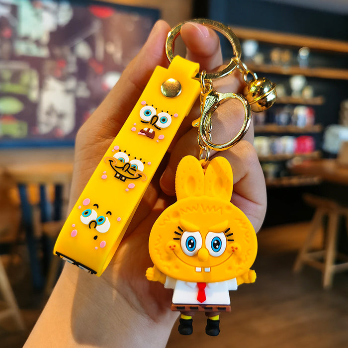 Wholesale Cartoon Doll Silicone Keychain JDC-KC-Tingm256