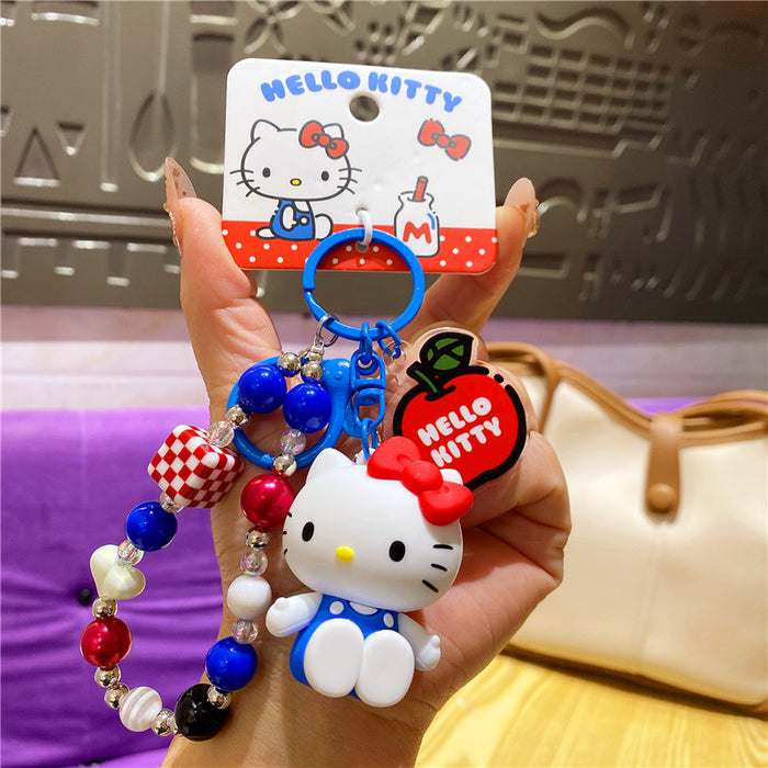 Wholesale Classic doll bracelet keychain cat car keychain pendant bag charm