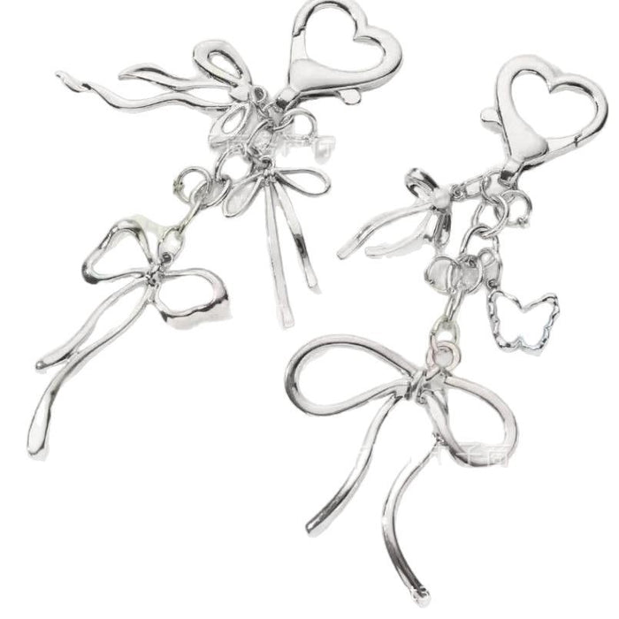 Wholesale alloy ribbon bow series French high-end all-match temperament key chain