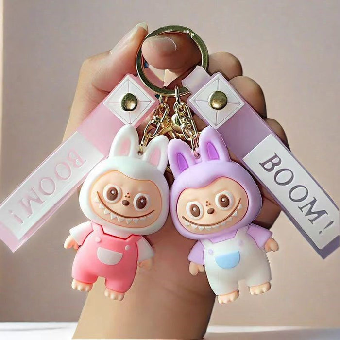 Wholesale Cute cartoon sheep keychain backpack charm