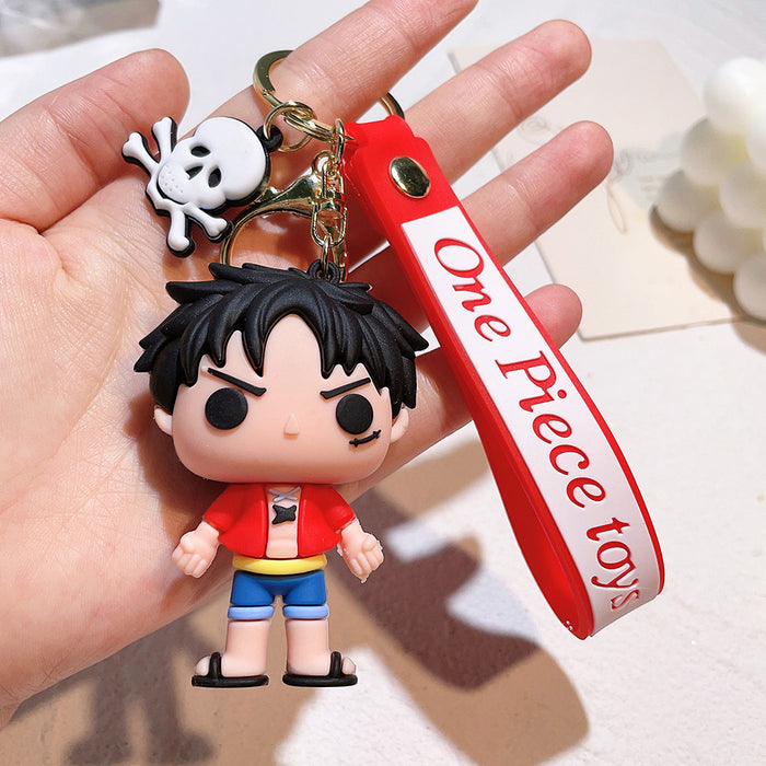 Wholesale Cartoon Silicone Doll Keychain JDC-KC-QiChao047