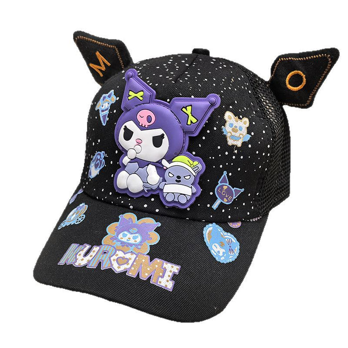 Wholesale Children's baseball cap, anime cartoon duckbill cap, children's sun protection and sunshade cap