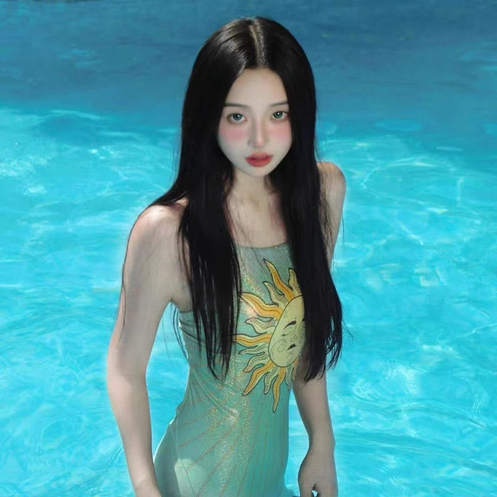 Wholesale Racing swimsuit, high-end and sporty one-piece triangle swimsuit