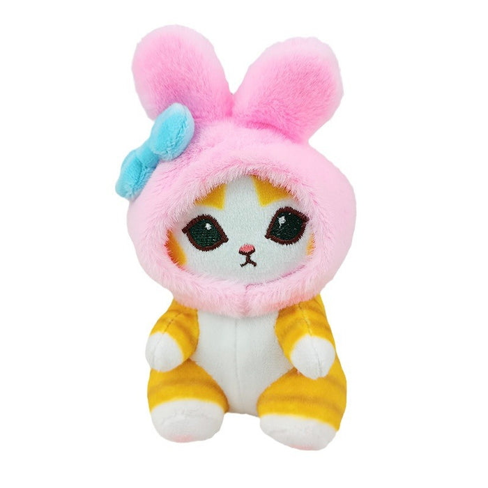 Wholesale Cute Cat Doll Keychain Pendant Doll Machine Plush Toy Gift