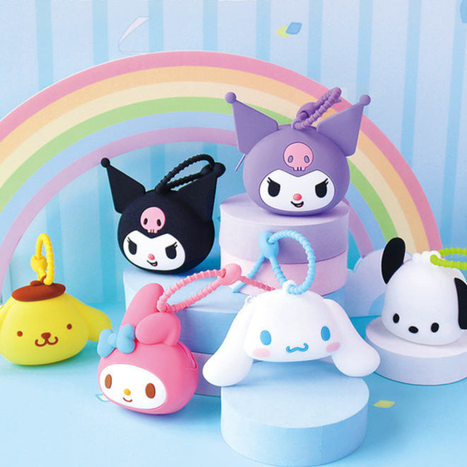 Wholesale Cute Round Bag  Children's Silicone Crossbody Bag  Girl's Change Earphone Bag