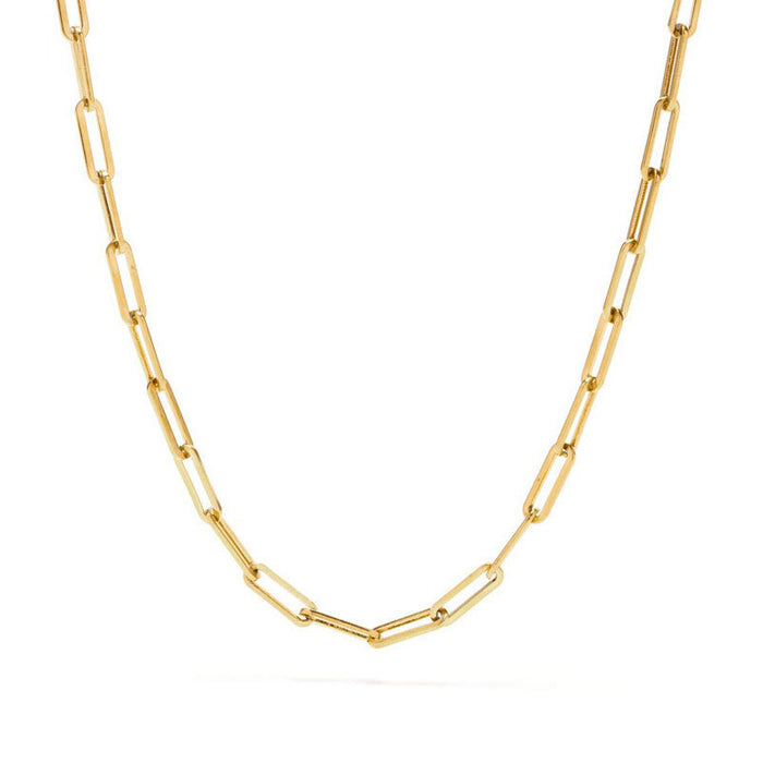 Wholesale Thick chain necklace, simple neck chain, collarbone chain