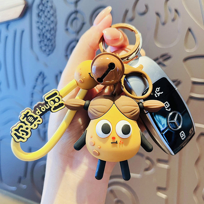 Wholesale Funny Cartoon Cute Potato PVC Keychain JDC-KC-Hangl009