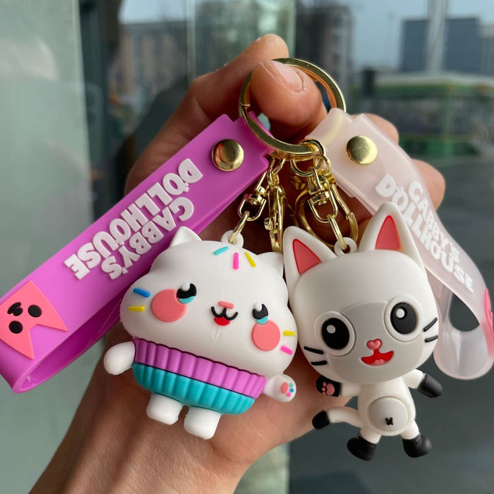 Wholesale House keychain cartoon figurine backpack pendant decoration small gift wholesale