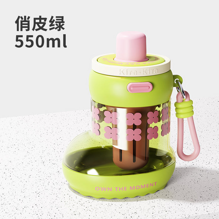 Wholesale Plastic large-capacity straw belly cup