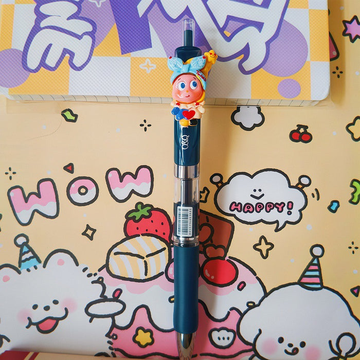 Wholesale Cute Star Doctor Nurse Gel Pens 0. 5mm Black Blue Ink Bulk Pack