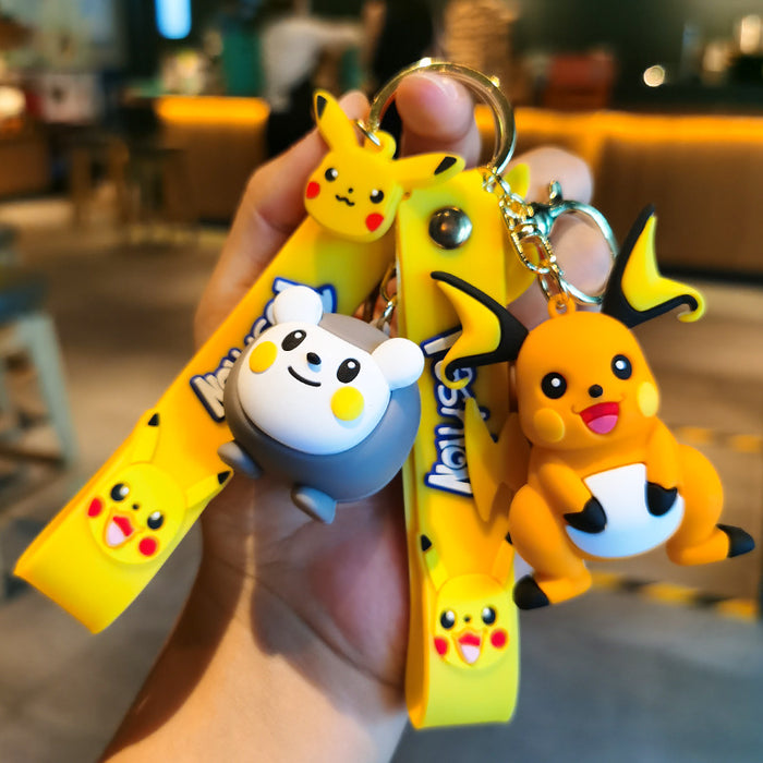 Wholesale Cartoon Doll Silicone Keychain JDC-KC-Tingm266