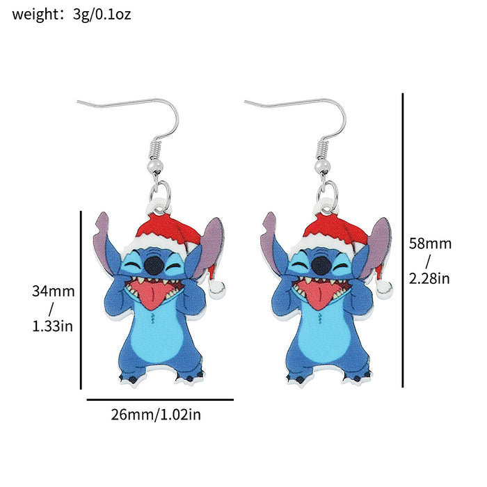 Wholesale anime star baby acrylic earrings Cartoon Doll earrings