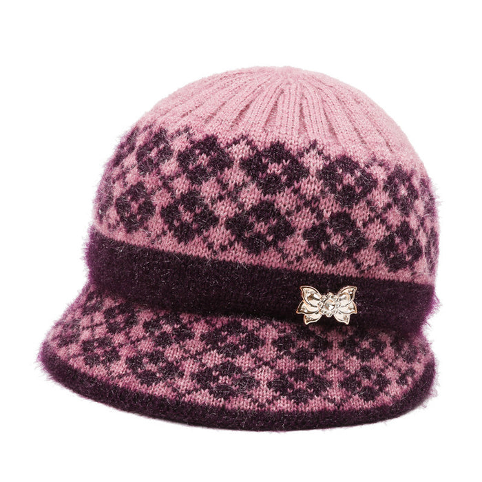 Wholesale Autumn and winter middle-aged hat female winter wool hat mother hat winter