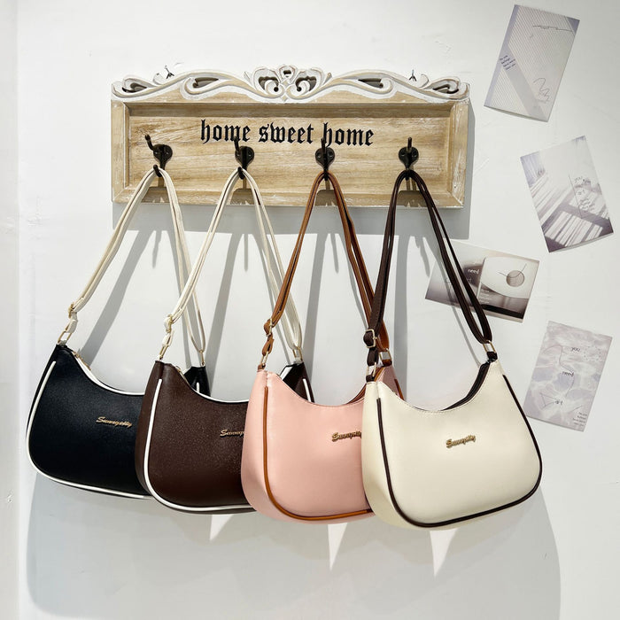 Wholesale Color Matching Armpit Bag Women's High-end Crossbody Bag Women's Shoulder Bag JDC-SD-SC004