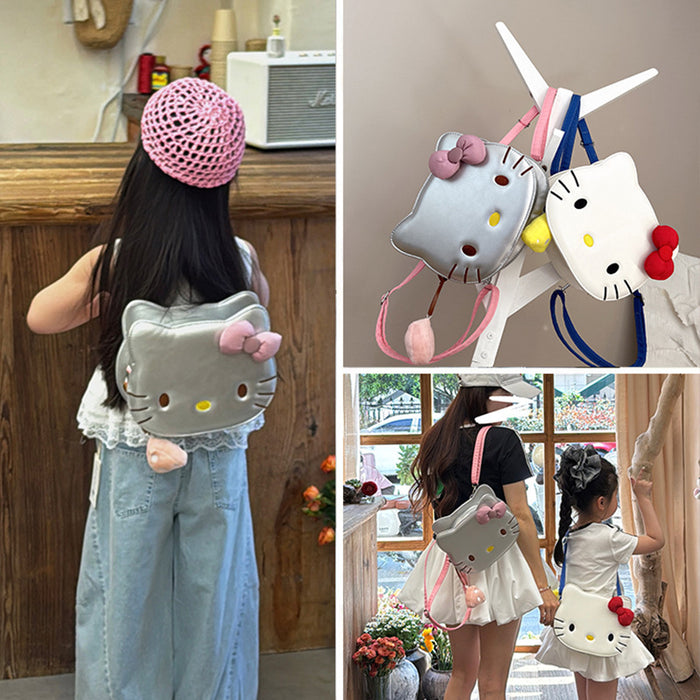 Wholesale Cute PU backpack with niche design, sweet student backpack, casual backpack