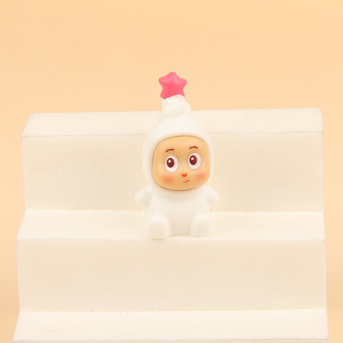 Wholesale Cute Resin Particle Keychain