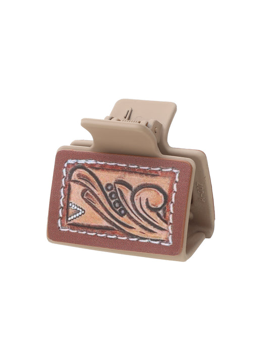 Wholesale Western Style Cactus Butterfly Flower Leather Hairpin Women Shark Clip Clamp AliExpress