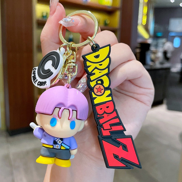 Wholesale Cartoon Three-dimensional Silicone Doll Keychain JDC-KC-MZL003