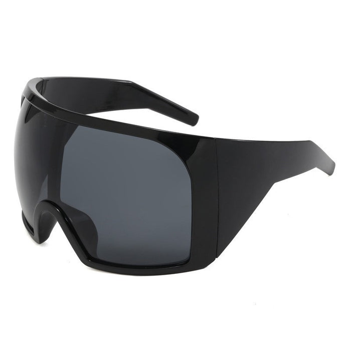 Wholesale Large frame surround sunglasses technology eye protection sunglasses