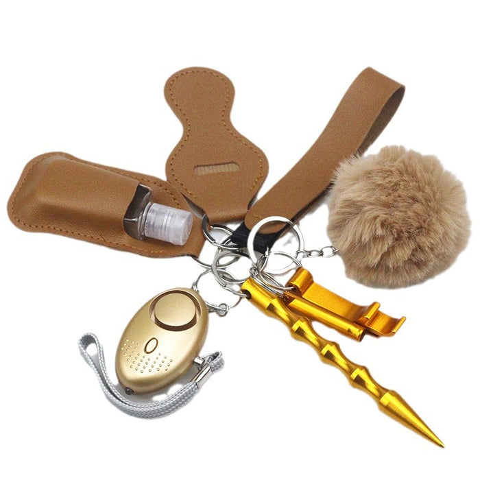 Wholesale Multifunctional Keychain Leather 9-piece Set JDC-KC-TouMS017