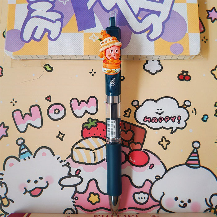 Wholesale Cute Star Doctor Nurse Gel Pens 0. 5mm Black Blue Ink Bulk Pack