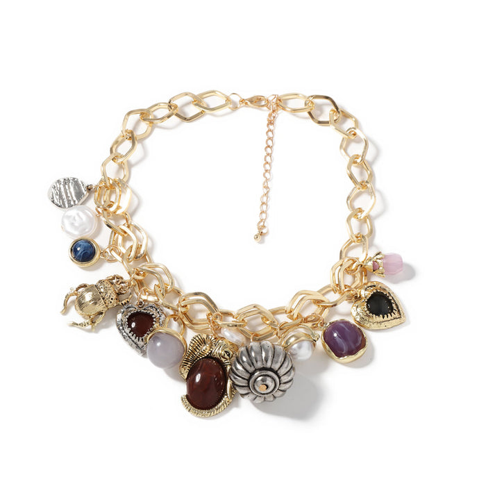 Wholesale pendant chain necklace literary all-match women