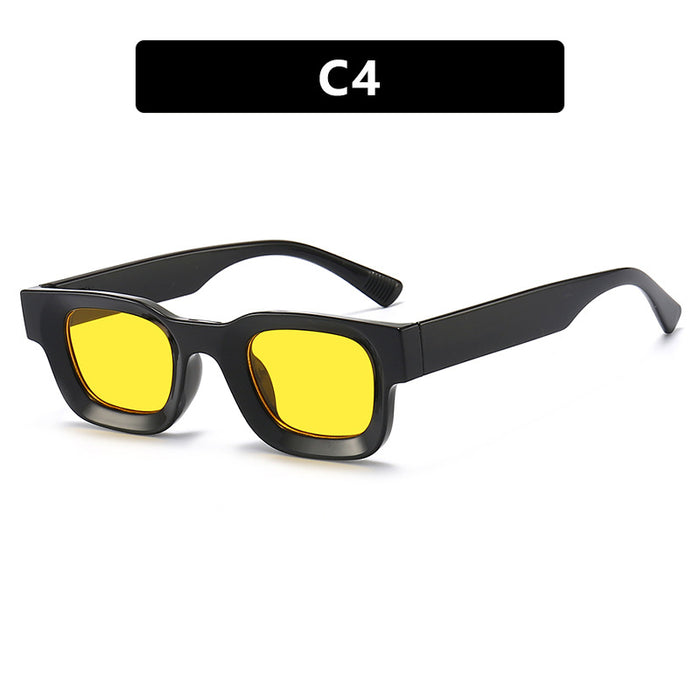 Wholesale Fashion Sunglasses New Square Narrow Frame Sunglasses Street Photography Style Sunglasses Premium Sense