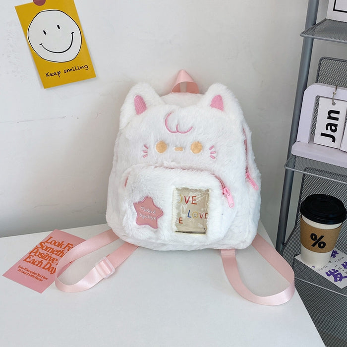 Wholesale Cartoon cute plush puppy backpack