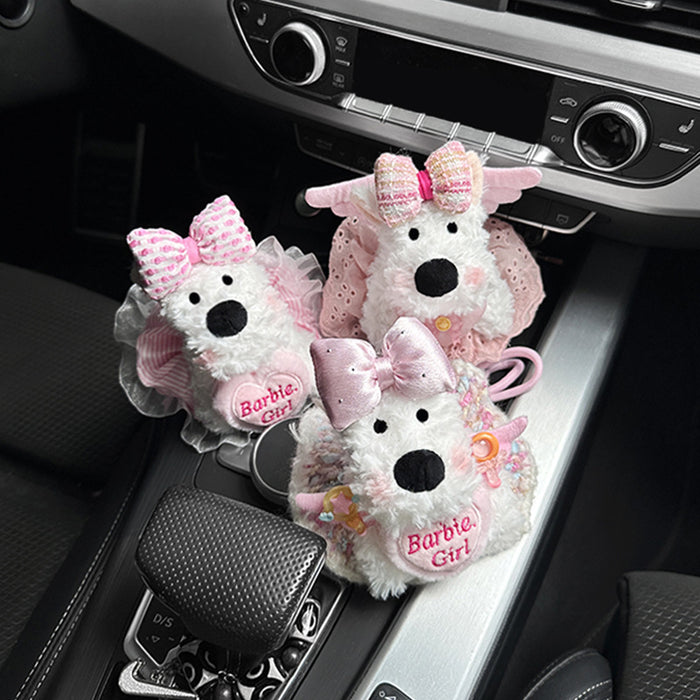 Wholesale Plush Beautiful Girl Doll Cute Bag Pendant Creative Doll Car Keychain