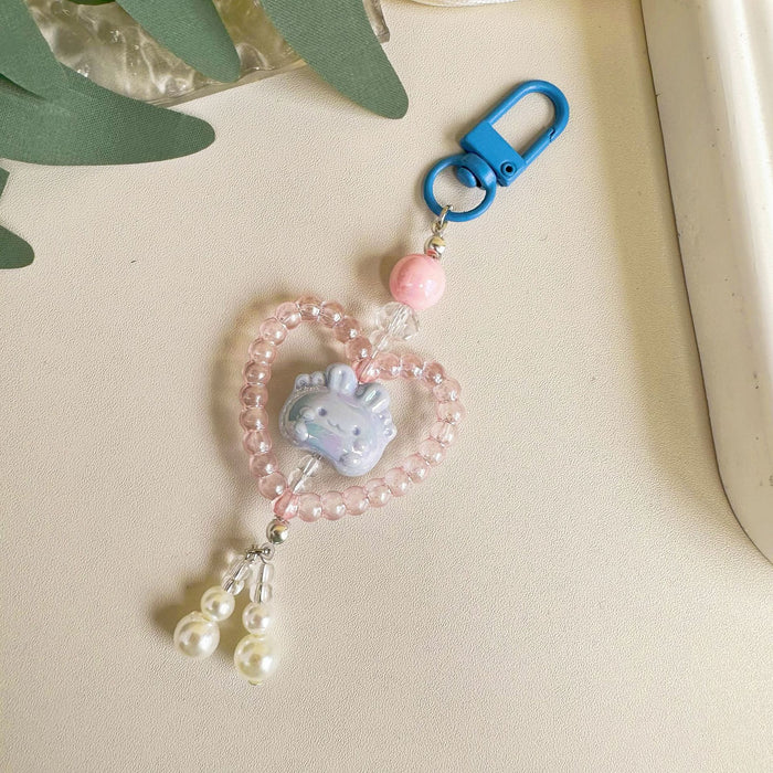 Wholesale Hat Rabbit Pearl Keychain Crossbody Bag Pendant Bag Hanging Gifts