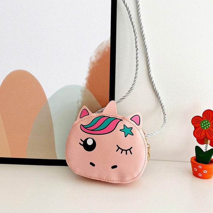 Wholesale New children's bag crossbody bag girl cute cartoon fashion shoulder bag change bag