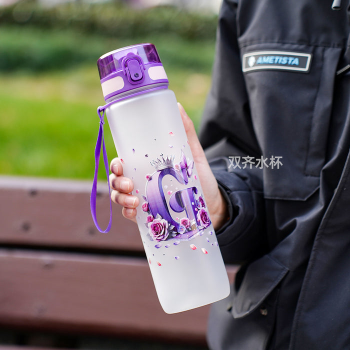Wholesale Simple letter water bottle