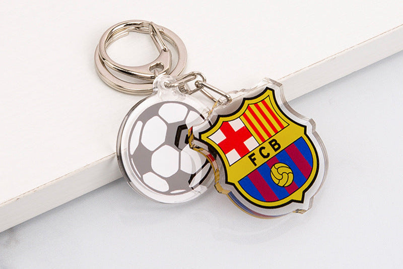 Wholesale Acrylic Keychain with Badge Fashion Accessory for Fans