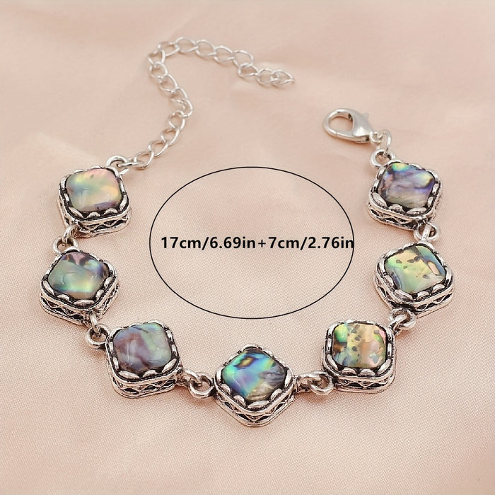 Wholesale Vintage Rainbow Shell Bracelet Fashion Jewelry Accessory MOQ≥2