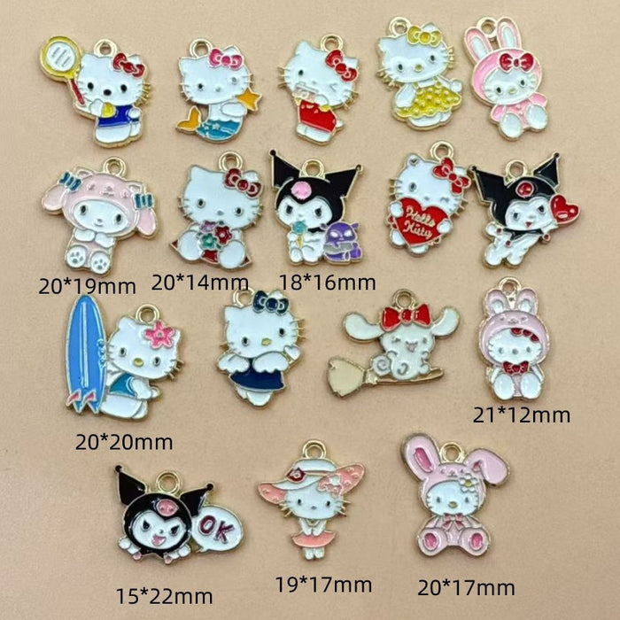 Wholesale 10pcs DIY jewelry accessories,  alloy pendants,  bracelet charms