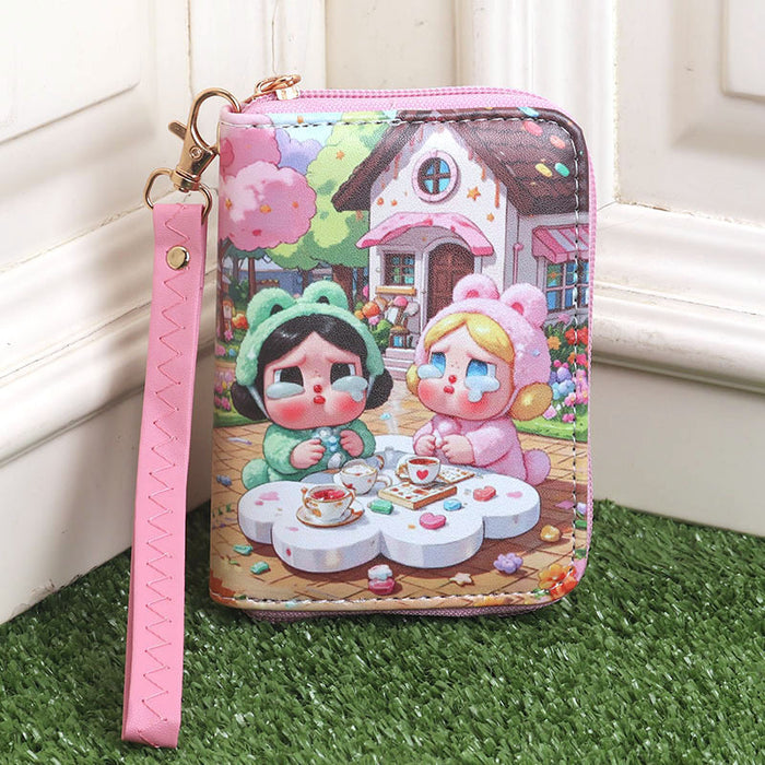 Wholesale Cartoon Animation Surrounding  with Card Storage Bag for Boys and Girls Portable Coin Purse