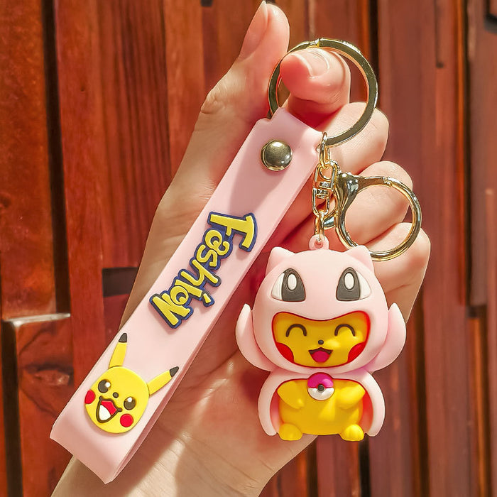 Wholesale New Cross dressing Keychain Pendant Creative Cartoon Cute Doll Bag Pendant