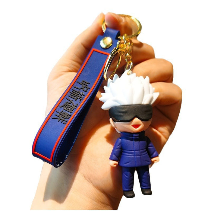 Wholesale Cartoon Doll Silicone Keychain JDC-KC-Tingm263