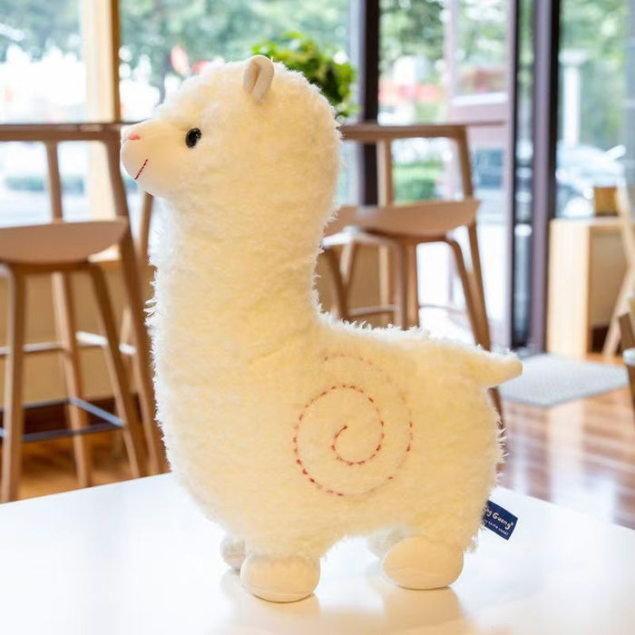Wholesale  cute simulation alpaca plush toy doll claw machine doll pillow plush toy gift