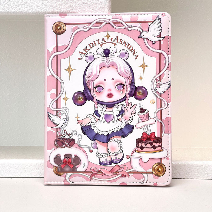 Wholesale A5 Cute Princess Imitation Leather Notebook Diary with Colorful Pages