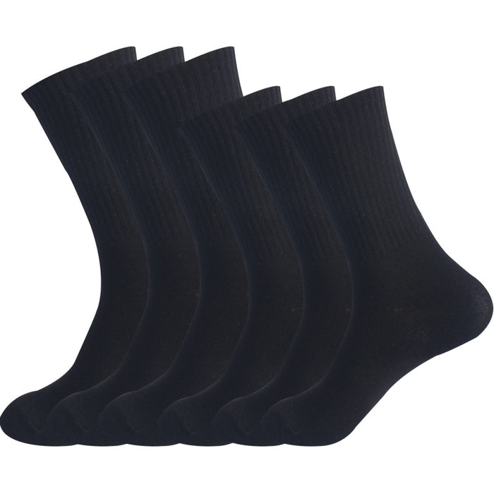 Wholesale Calf socks, mid leg socks, solid color cotton socks, running sports